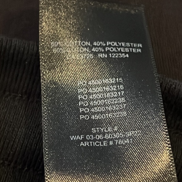 Tna Aritzia Black Waffle Knit Jogger Pant Women's Size S - Picture 10 of 10